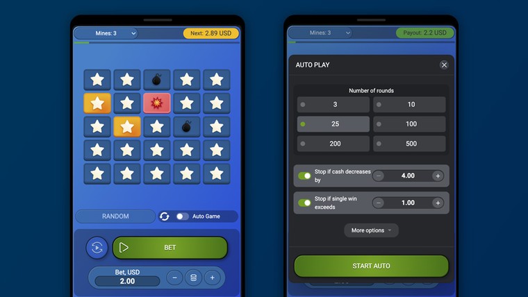 Mines by Spribe — gameplay screenshot 3